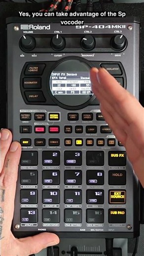 💥SP404 TRICK: VOCODE YOUR PADS💥 #sp404mk2 #shorts #tipsntricks
