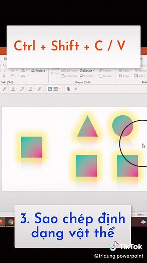 Mấy phím tắt nhỏ xíu nhưng nếu áp dụng được thì bạn sẽ làm slide nhanh hơn đó #EllaStudy #LearnOnTikTok #powerpoint