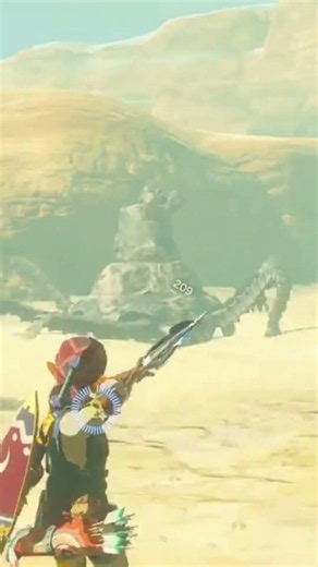 Very Tough Guardian Fight in Legend of Zelda: Breath of the Wild Switch 2 Edition #nintendo #gaming