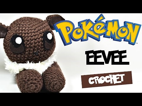 Crochet Pokémon "Flat" Eevee Amigurumi Tutorial
