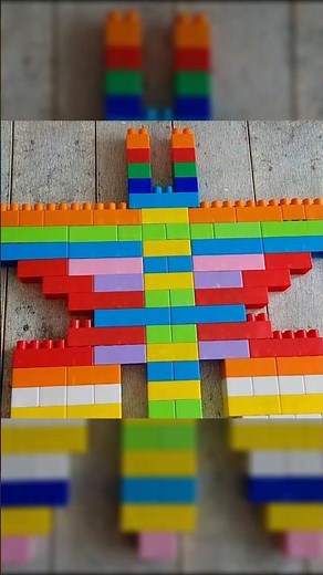 Building a Butterfly with Bricks 🦋 #Shorts