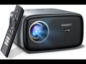 Smart Projector with WiFi and Bluetooth Built Licensed Streaming APP, Portable 4K Projector