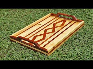 Spiral Pattern Serving Tray Build | DIY Woodworking Projects
