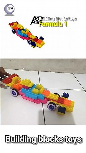 Mobil formula 1 dari building blocks toys #lego #funbuildingblocks