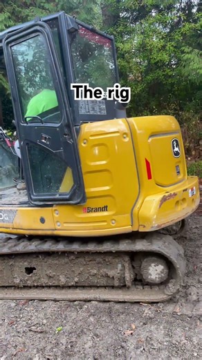 Lil big rig #excavator #motivation #work #construction #landscape #life #canada
