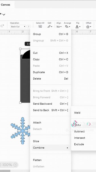 Create a Snowflake Gift Tag in Cricut Design Space