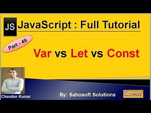 Difference Between var, let, and const in JavaScript | JavaScript Full Tutorial in Hindi