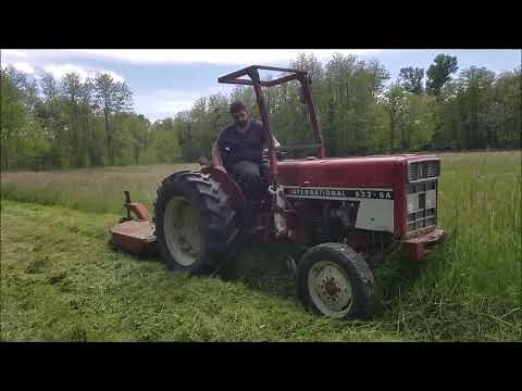 IH 633SA & Gyrobroyeur GARD | Broyage de prairie