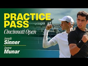 Jannik Sinner practices at the Cincinnati Open 2025 | Practice Pass