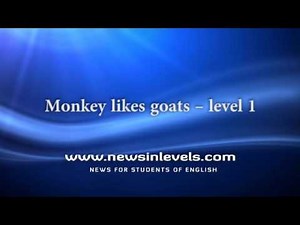 Monkey Likes Goats – level 1 - News in Levels