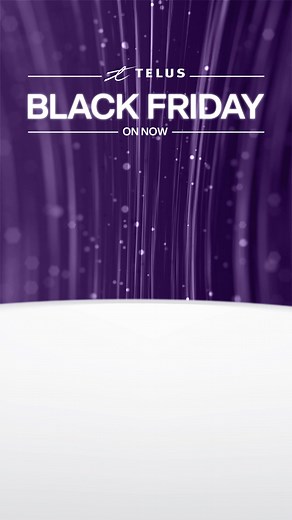 7.8K views | Black Friday on now with our 5-Year Plan Price Lock, only from TELUS. Plus, save up to 75% on mobile devices, and more great deals on all the tech you need. | TELUS | Facebook