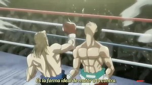 Miyata vs el campeón de la OPBF parte 2 El campeón usa el "bloody Cross" | Anime