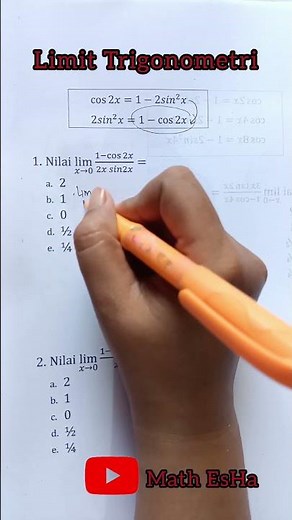 EXAMPLE OF TRIGONOMETRIC FUNCTION LIMIT QUESTIONS FOR HIGH SCHOOL MATHEMATICS GRADE 12