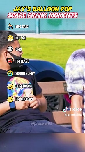 Jay’s Balloon Pop Scare Prank Moments#jay #prank #funny #balloon #fyp | Balloon Pop