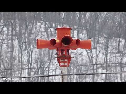 Sentry 10V Siren Test, Noon Blast, Coon Valley, WI