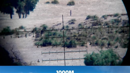 TRG狙击步枪挑战1000米射击！.308口径精准打击！