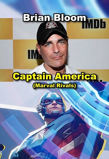 Brian Bloom as Captain America in Marvel Rivals Game
