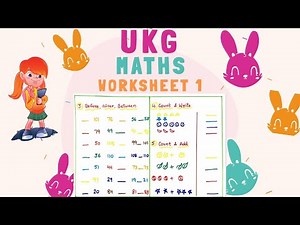 UKG Maths Worksheet Part 1