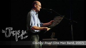 35K views · 2.1K reactions |  Take to the highway, won’t you lend me your name  In this latest video taken from James's 2007 "One Man Band" DVD, JT and Larry Goldings perform James's classic tune, "Country Road" live at the Colonial Theatre in Pittsfield, MA. Head over to YouTube to watch the entire song! https://youtu.be/v-FXheOvUO8 | James Taylor | Facebook