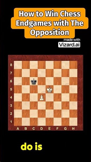 The Secret to Winning Pawn Endgames #chessendgames #chess