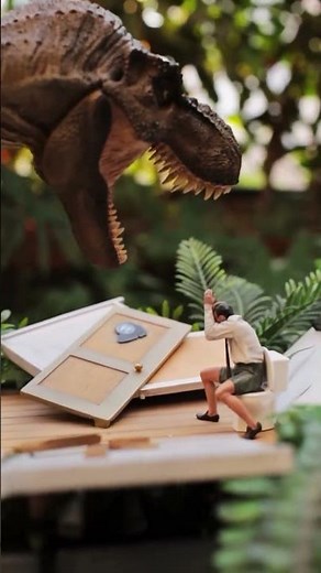 Sneak Peek | Statue Rex and Donald Gennaro - Jurassic Park - Demi Scale 1/20