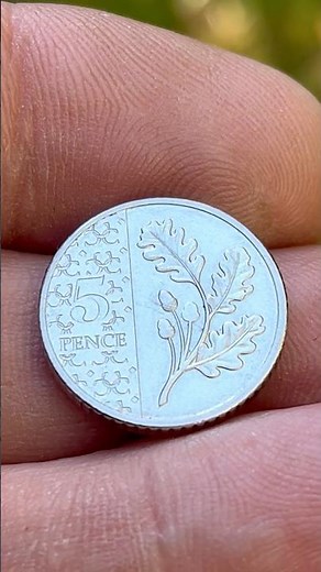 😁 Just Found A 2023 King Charles Acorn 5 Pence Coin 🇬🇧 #coin #money #currency