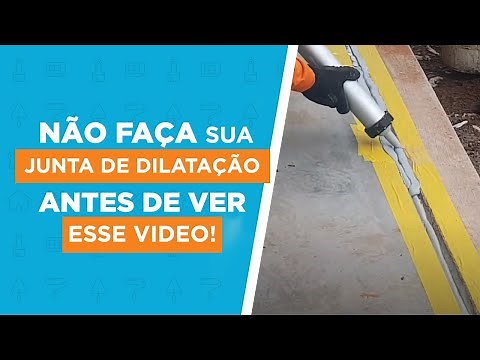 Aprenda a fazer uma junta de dilatação com esse cara!!!