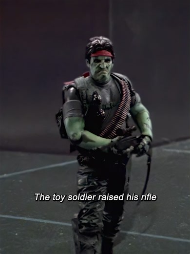 A top assassin is hunted by a squad of toy soldiers—and gets hit by a mini rocket launcher. #Surreal #Action