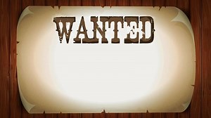 Download Wanted Sign On Western Movie Background for free
