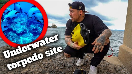 Abandoned underwater torpedo launch site in Japan (let's explore)