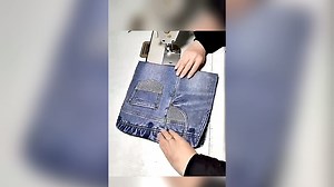 Master Denim Bag Making- Sewing Skills & Techniques-- Slow Video #denimbag #recyclebag #diybag #bagmaking #freetutorial #sewing #diyproject #denimlove #minimalistfashion #SustainableCrafting #denimlover #easycraft #sewinghacks #howto #handcraft #handmadediy #allgirlsthings #crafts #selfimprovementdaily #diyideas | All Girls' Things