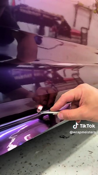 Color Transformation of Audi S4: Candy Purple Wrap