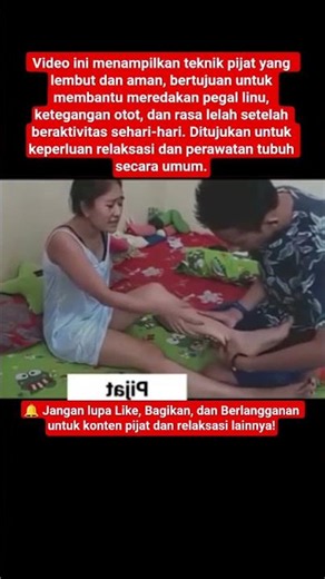 Pijat Terapi Relaksasi Meredakan Pegal dan Lelah