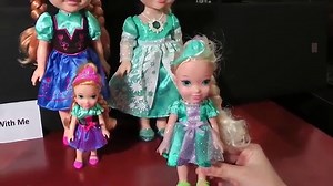 Elsa and Anna toddlers toy dolls video presentation review Frozen