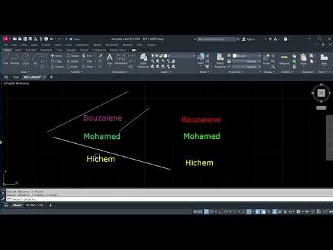 Autocad Command to Rotate Text Objects Including Attributes