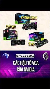 Compilation of VGA suffixes from Nvidia #speedcomputer #pcgaming