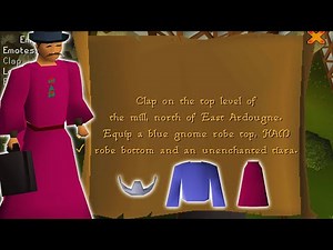 Clap on the top level of the mill, north of East Ardougne.