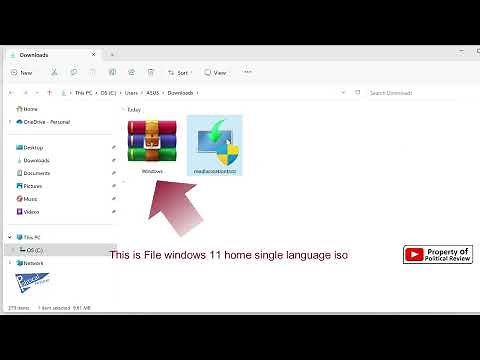How to download windows 11 home single language iso