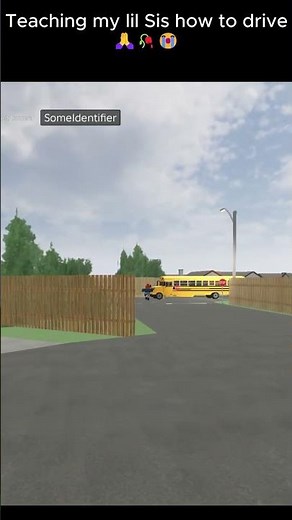 Teaching my lil Sis how to drive : car crash studio #cyborg #robloxedit #roblox #viral