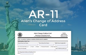 Form AR-11 | Alien’s Change of Address Card