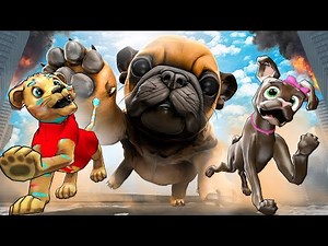 Giant PIBBLE takes over city... (Gmod Sandbox)