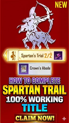 HOW TO COMPLETE SPARTAN TRIAL MISSION #bgmi #pubg #pubgmobile