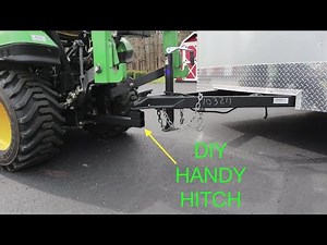 DIY Extended Ball Hitch John Deere 1025R SCUT Tractors