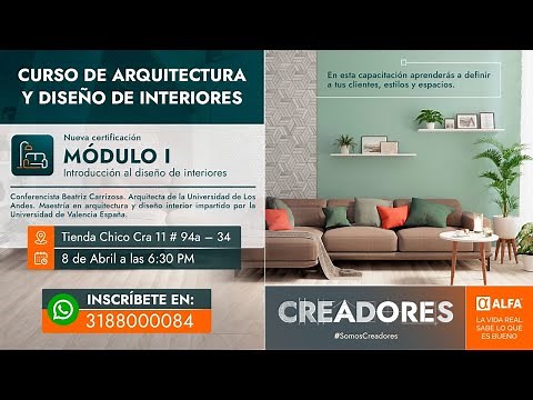 CURSO DE ARQUITECTURA Y DISEÑO DE INTERIORES MÓDULO I