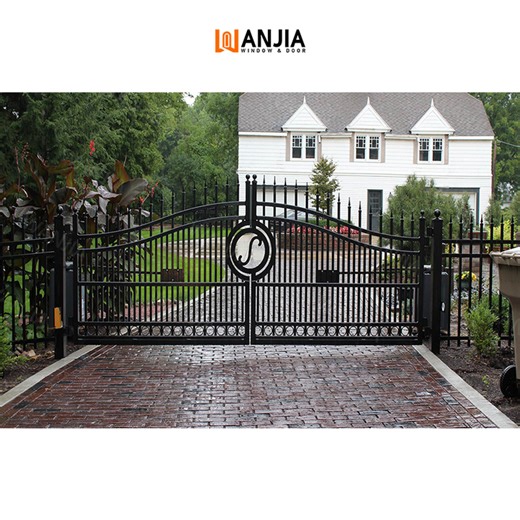 Metal Gate Design Exterior Large Main Entry Doors Steel Main Wrought Iron Doors Driveway Gate Iron Gate