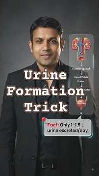 Urine Formation Made Easy!Remember the nephron Perfect for Biology revision #biology #biologytricks