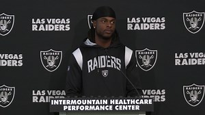 20K views · 1.1K reactions | Davante Adams addressed the media on Derek Carr, suiting up for the first time in Silver and Black and how he's preparing for the Chargers. | Las Vegas Raiders | Facebook