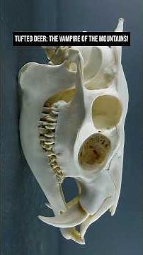 Tufted Deer: The Vampire of the Mountains! #tufted #deer #animals #facts #strange