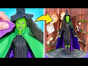 DIY Doll Transformation: Step-by-Step Wicked Witch Edition!