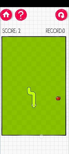 snake eating apple game